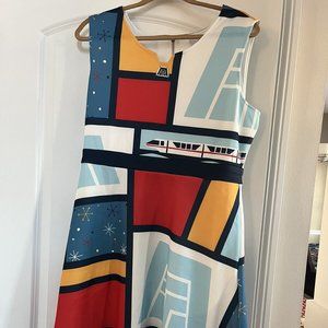 Disney Parks WDW 50th Anniversary Contemporary Resort Monorail Dress 1X